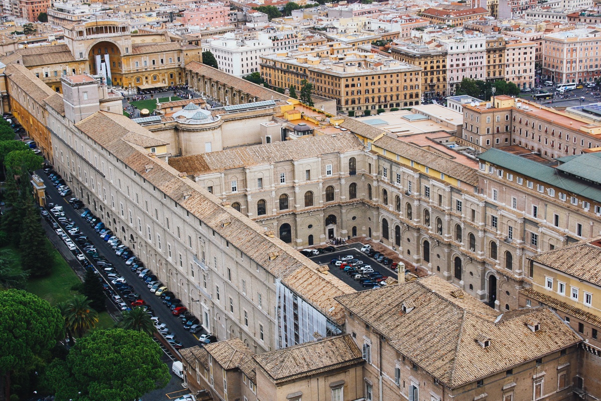 Vue Rome Basilique Saint Pierre de Rome 