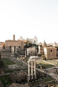 Vue sur le Forum romain