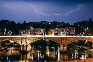 Temps orageux d'automne, Rome