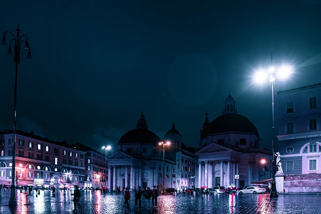 Nuit d'hiver à Rome