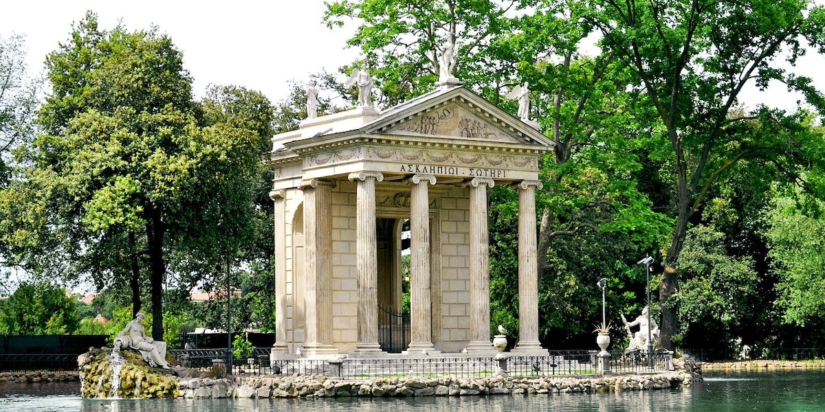 Temple d'Esculape dans la Villa Borghese - Les Escapades à Rome