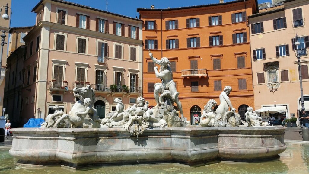 Fontaine de Neptune - Les Escapades à Rome