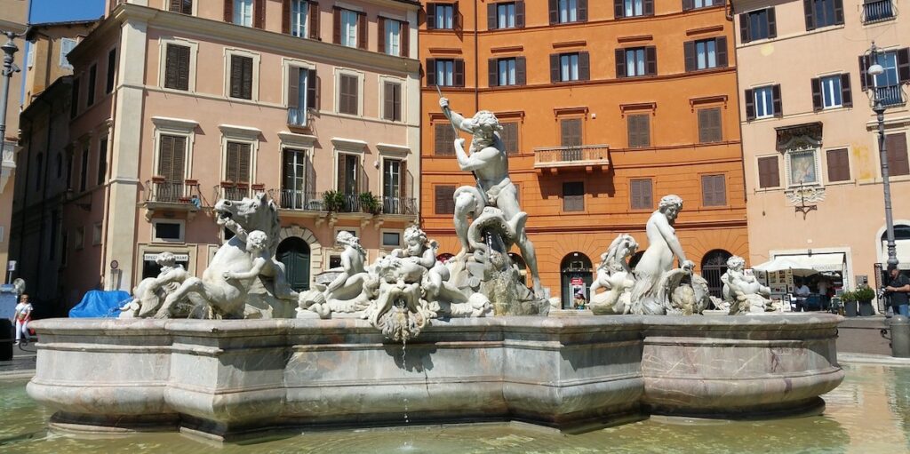 Fontaine de Neptune - Les Escapades à Rome