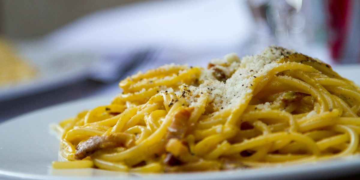 Pasta alla carbonara - Les Escapades à Rome