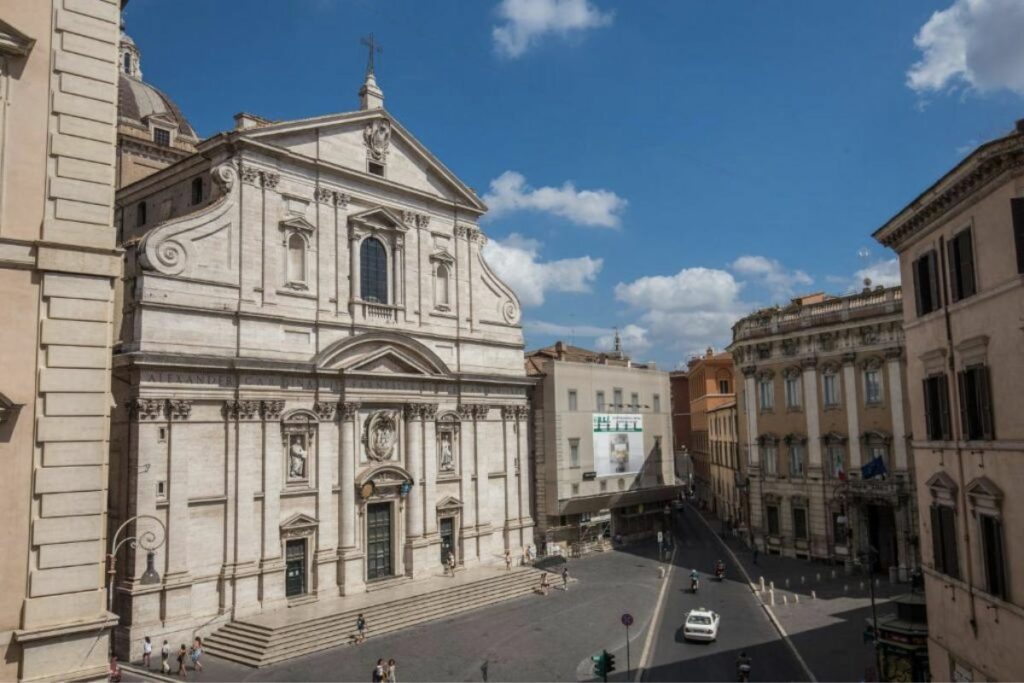 Vue sur Rome depuis une chambre design du 9Hotel Pantheon - Les Escapades à Rome