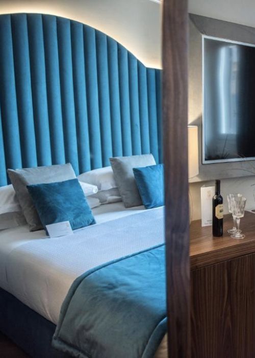 Chambre de l’Antico Albergo del Sole al Pantheon à Rome