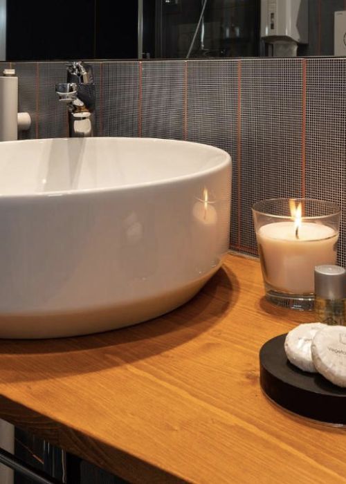 Salle de bain de l’Hôtel Tula Inn à Rome - Les Escapades à Rome